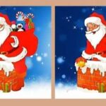 IQ výzva: nájdite tri rozdiely medzi obrázkami Santa Clausa za